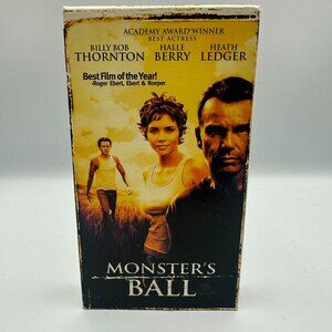 Monsters Ball VHS 2001 Drama Best Actress Halle Berry Academy Award